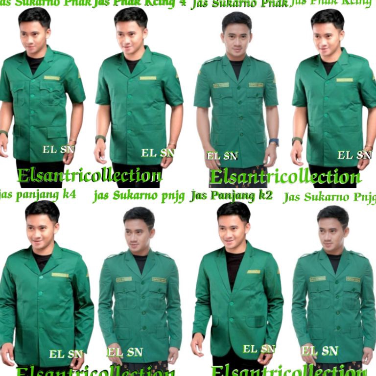 KODE Q55V Jas Ansor Baju Ansor pria seragam Ansor gratis nama