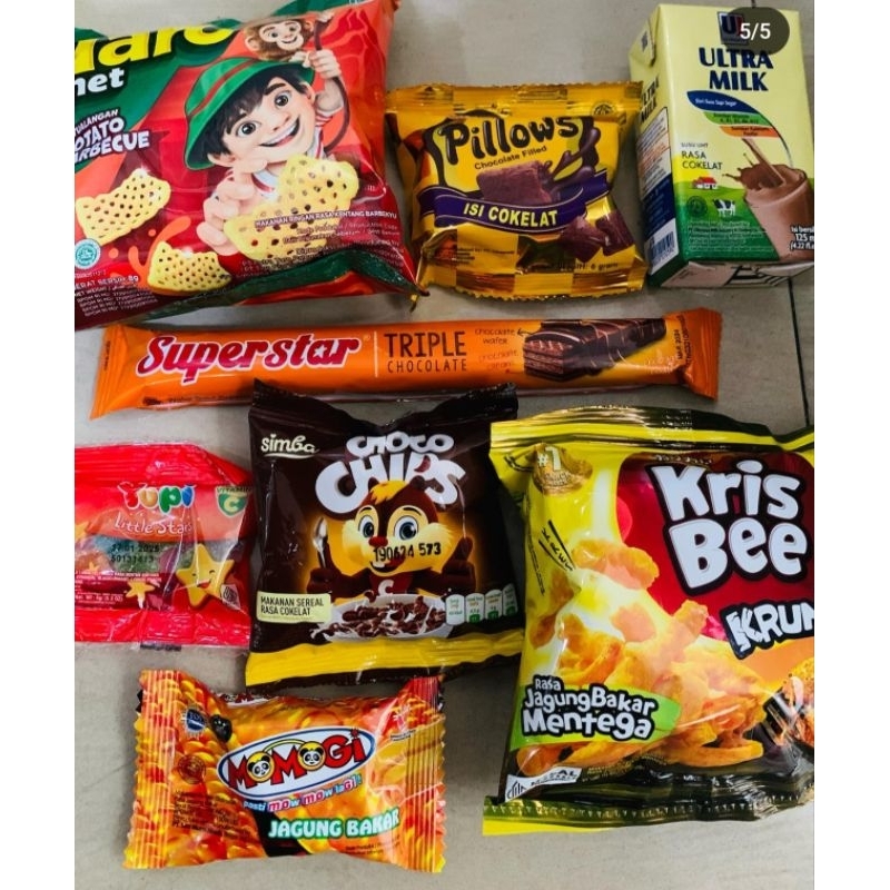 

Paket Snack ulang tahun anak / bingkisan ulangtahun anak
