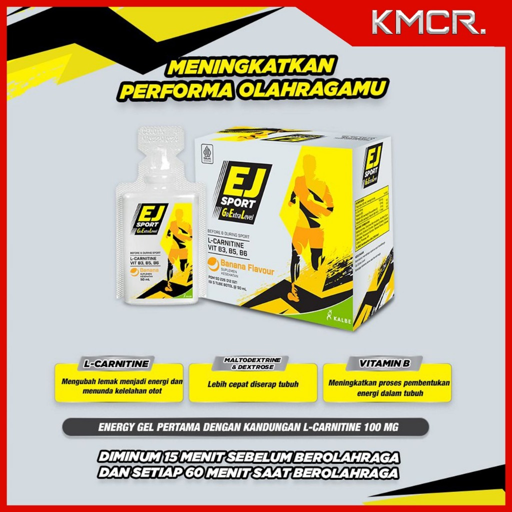 EJ SPORT GEL ENERGY GEL 50Ml - KMCR NEXTLEVEL