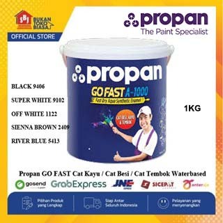 Propan Cat Kayu / Cat Besi / Cat Tembok Waterbased Propan Go Fast 1 Liter