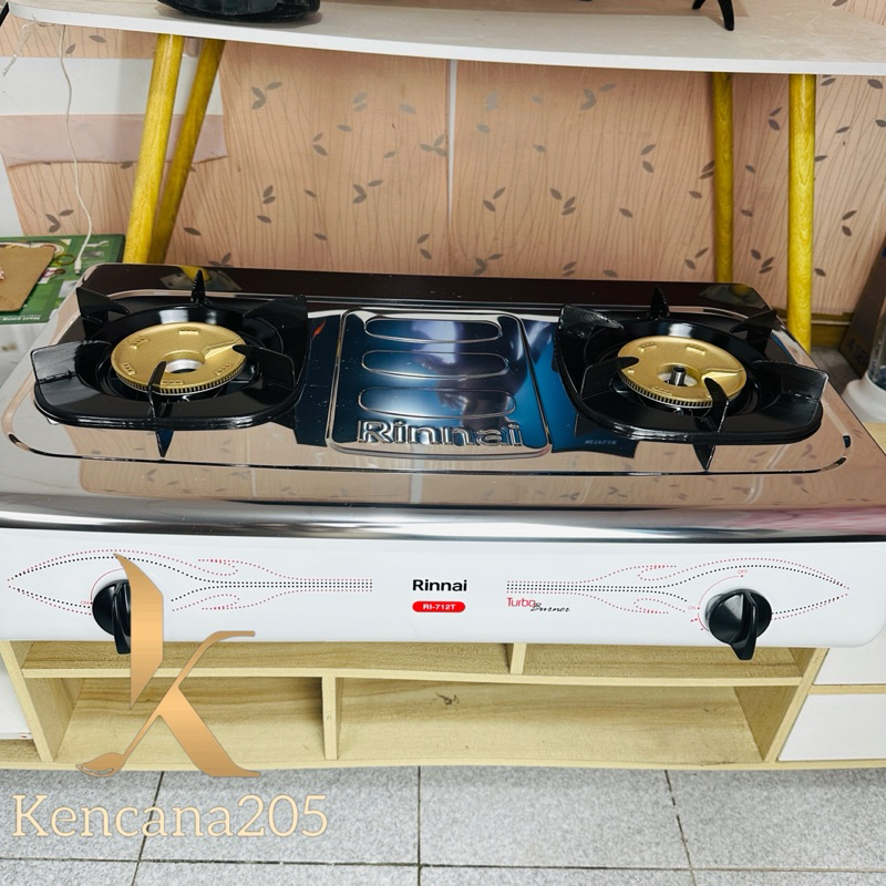 Kompor Rinnai Rinai RI 712 T RI712T 712T RI-712T Mata Api Turbo