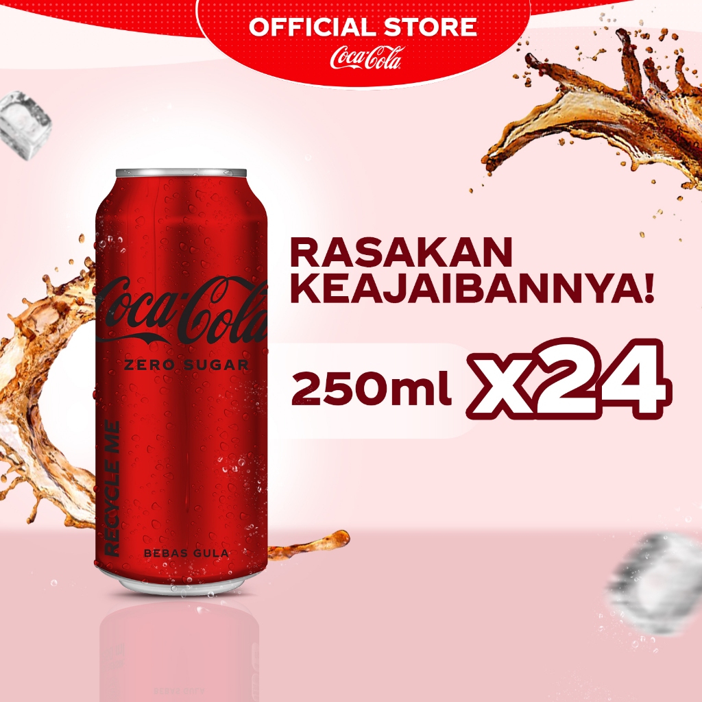 

Coca-Cola Zero - Kemasan Kaleng 250mL x 24pcs