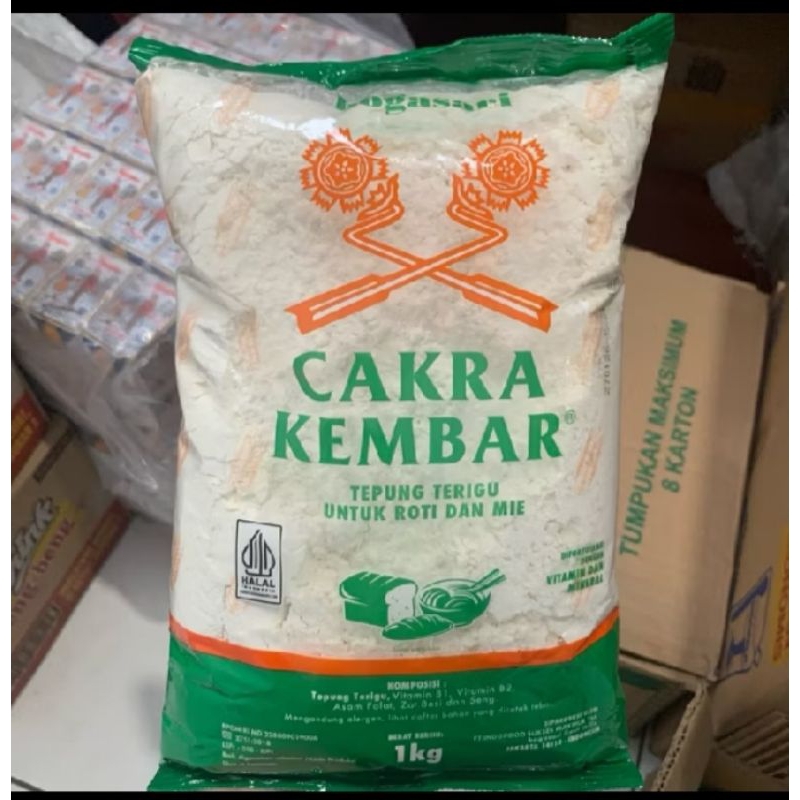 

Tepung terigu cakra kembar 1kg