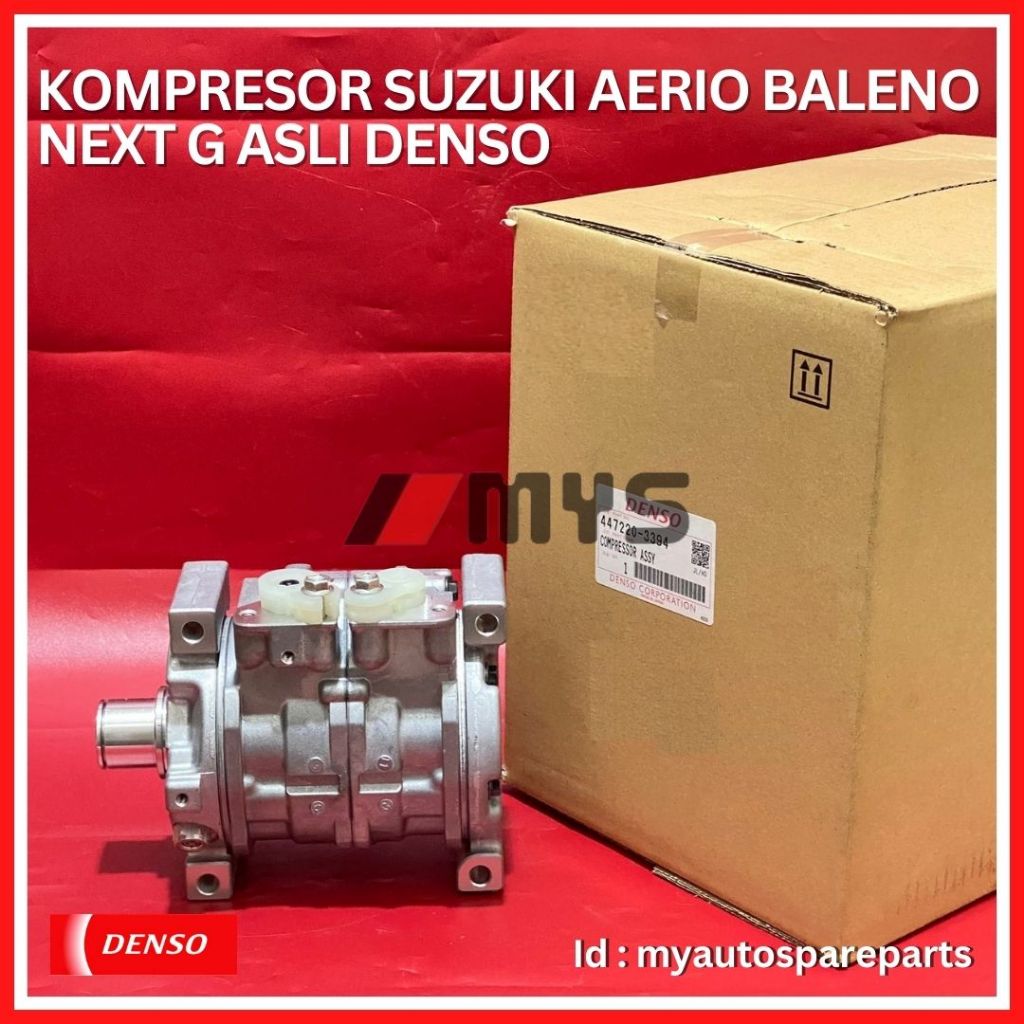 COMPRESSOR AC Mobil SUZUKI Aerio Baleno NEXT G KOMPRESOR ASLI DENSO