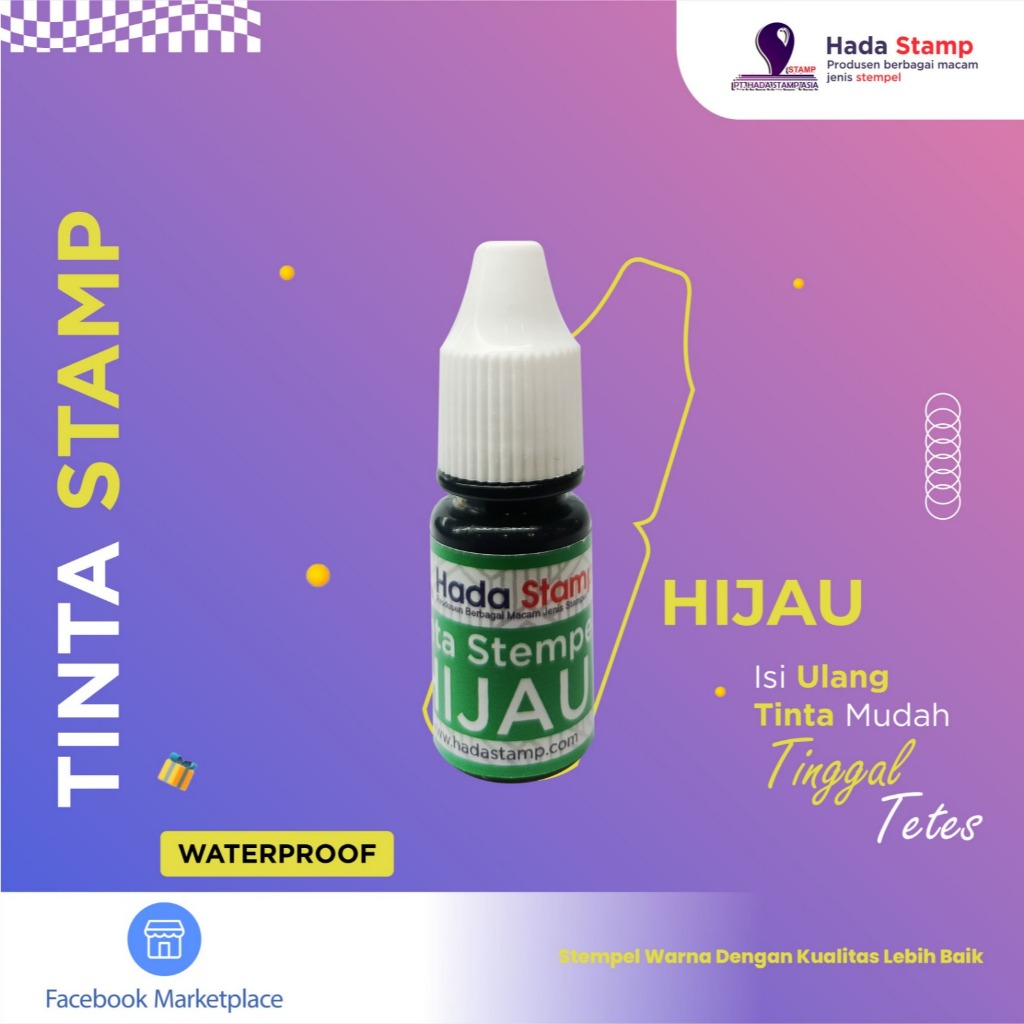 

Gramedia Bengkulu - Hada Stamp (Refill Tinta Hada Hijau)