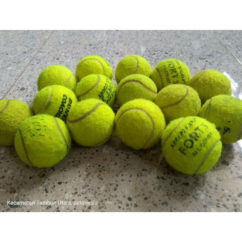 Bola Tenis/ Bola Kasti/ Bola Gebok/ Bola Tenis Lapangan (BEKAS PAKAI) membal/mantul