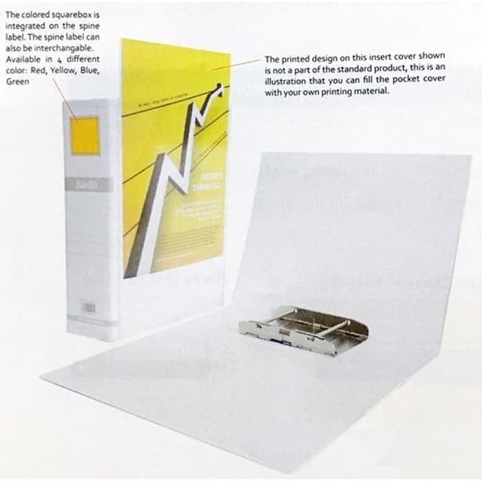 

Bantex Insert Post Pipe Binder 2 Ring 6cm Folio Putih #1362-07 ( PCS)