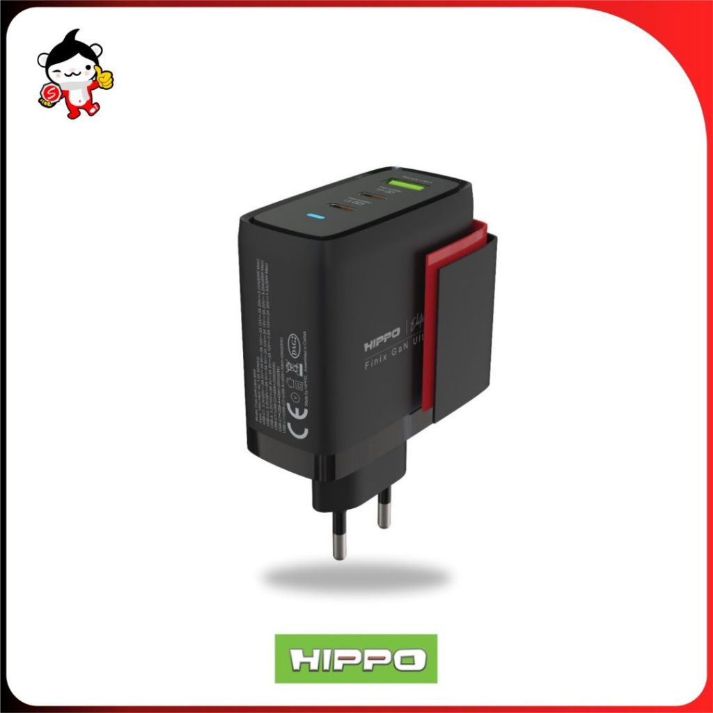 Adaptor Charger HIPPO Finix GaN Ultra 65W Original Adapter