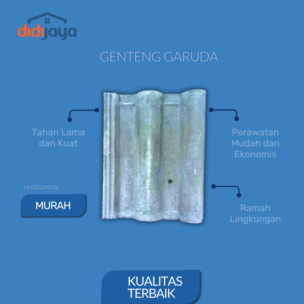 GENTENG BETON GARUDA untuk Wilayah Magelang, Temanggung, Purworejo, Semarang