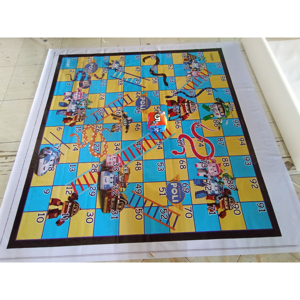 Ular Tangga/Ular Tangga Custom/Ular Tangga Jumbo Free Dadu