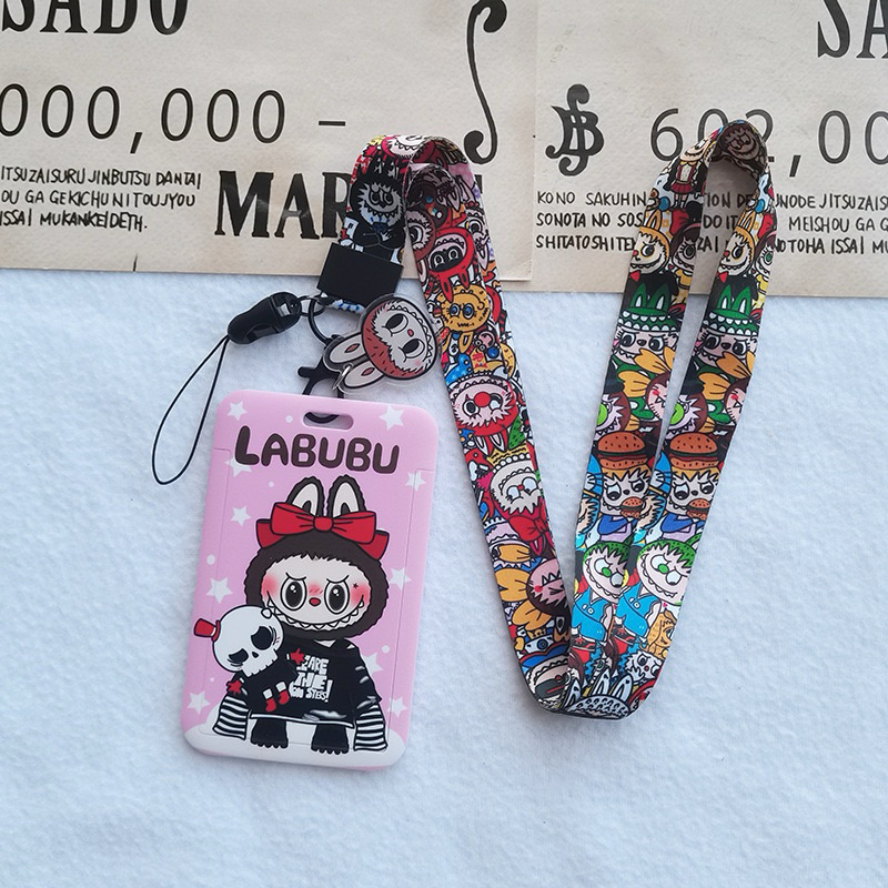 

ID CARD KARAKTER LABUBU LUCU GANTUNGAN MRT BUS FLAZZ | LANYARD LUCU KARAKTER CARD HOLDER GANTUNGAN LEHER
