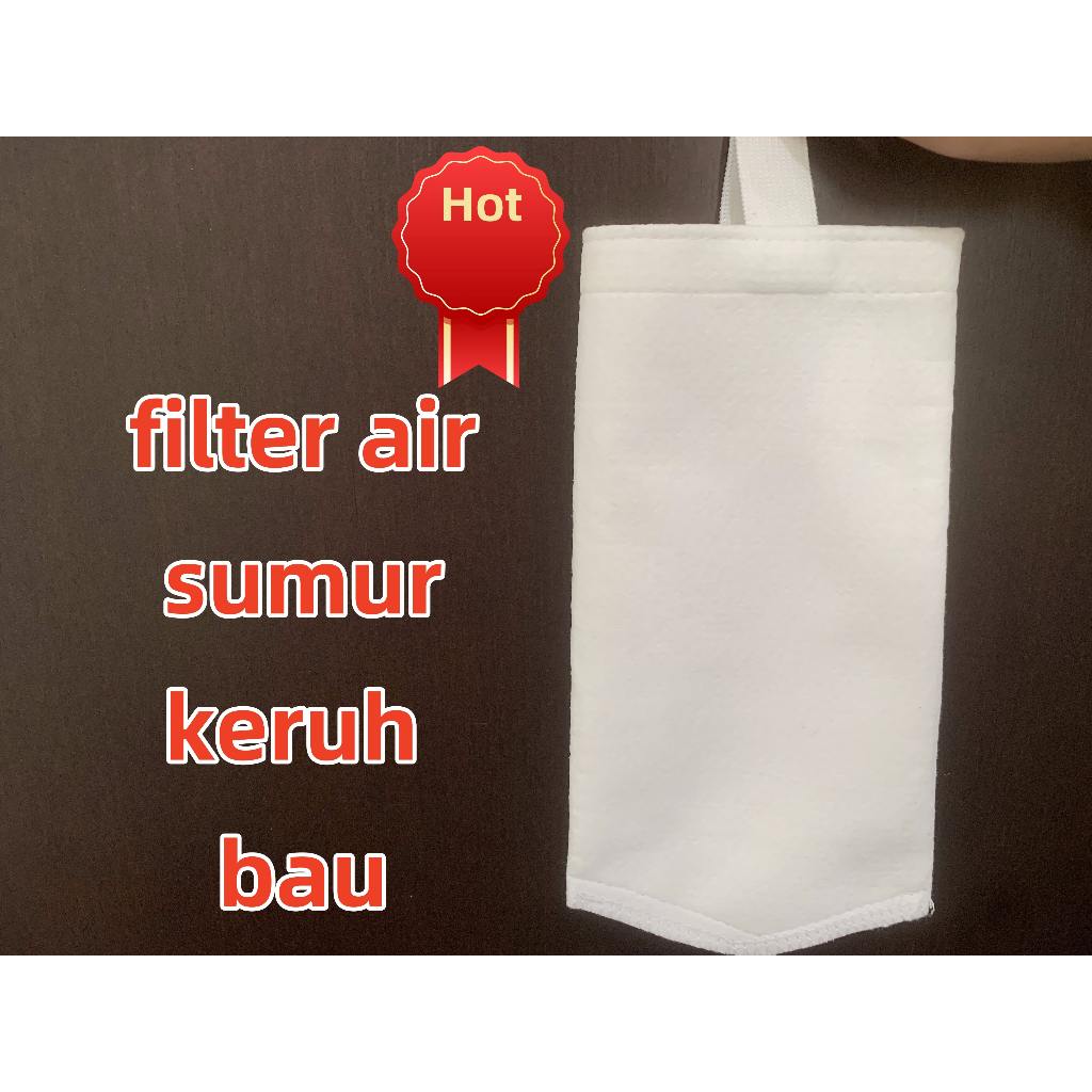 Filter air keruh kain bahan tebal mudah dicuci dan di gunakan kembali/alat penjernih air keruh Filte