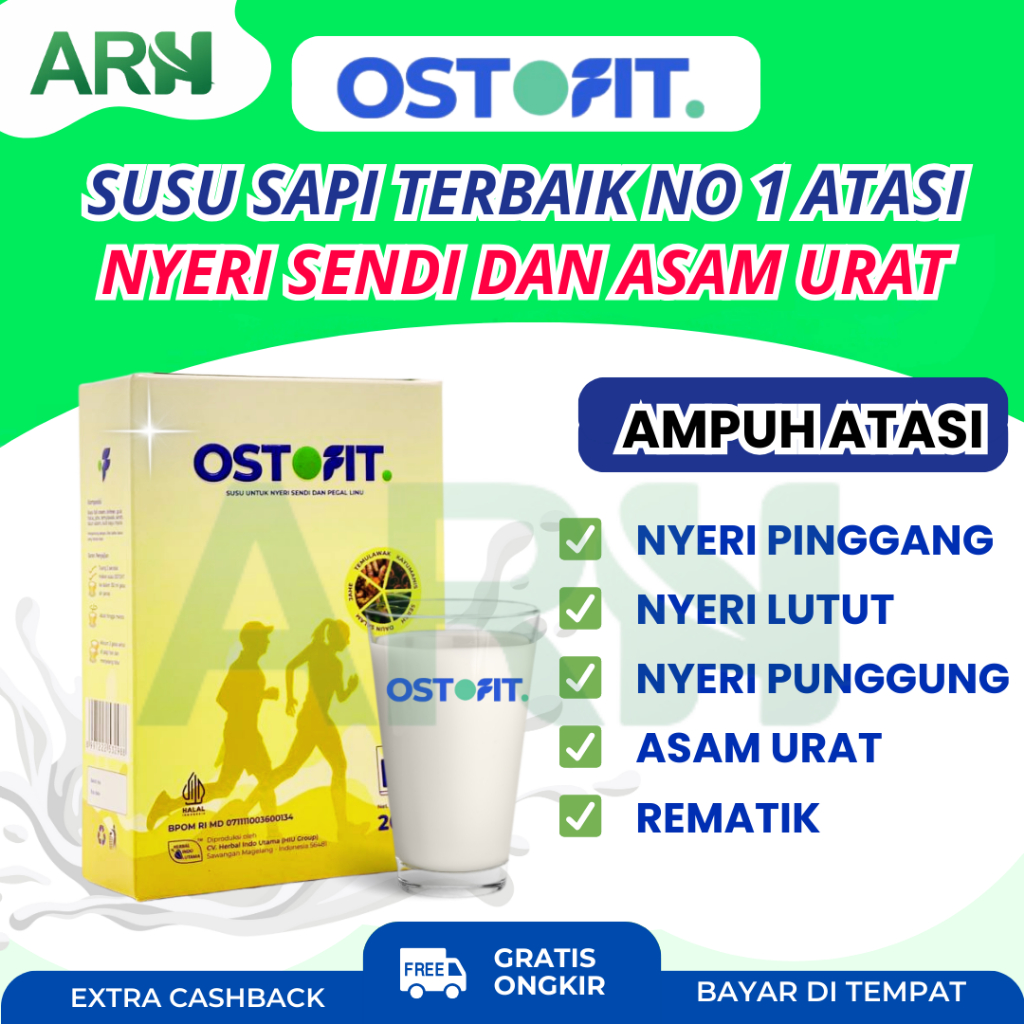 

OSTOFIT | Susu Herbal Alami Membantu Menyembuhkan Asam Urat & Rematik