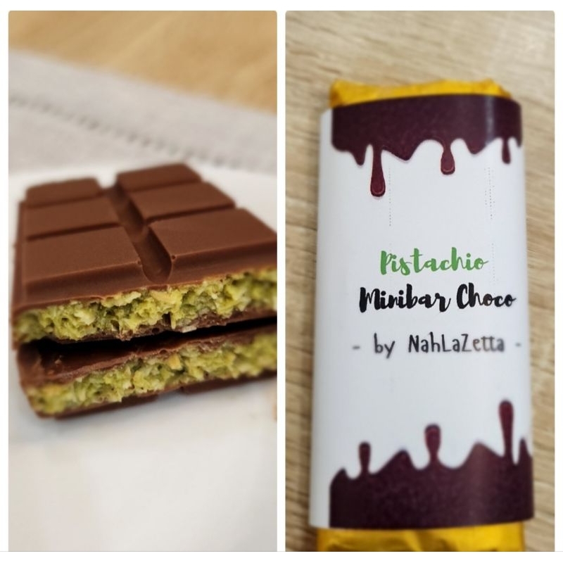 

Coklat Dubai Pistachio Kunafa Size Kecil
