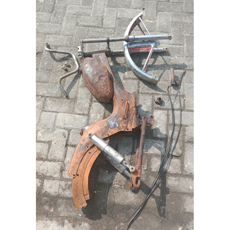 Body rangka set DKW Hummel DKW Super DKW Gobel ex betor 1961 original.