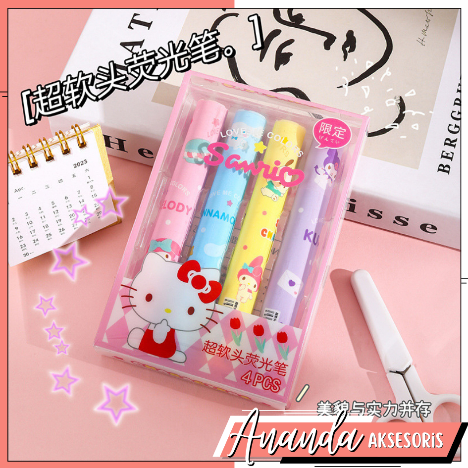 

Stabilo 1 Set Isi 4 Pcs Warna Berbeda Motif Kartun Sanrio Atk