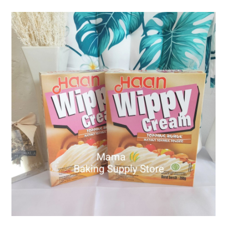 

Haan Whippy Wippy Cream Whip Cream Bubuk Whipping Krim 200 gr TanpaBOX