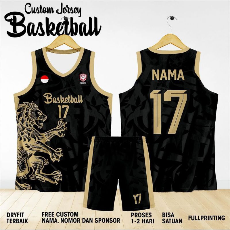 JERSEY BASKET CUSTOM FREE DESIGN FULL PRINTING