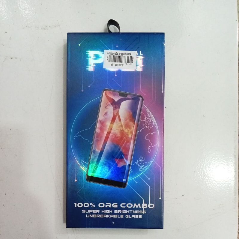 LCD OPPO A5S / A12 BLACK POZI