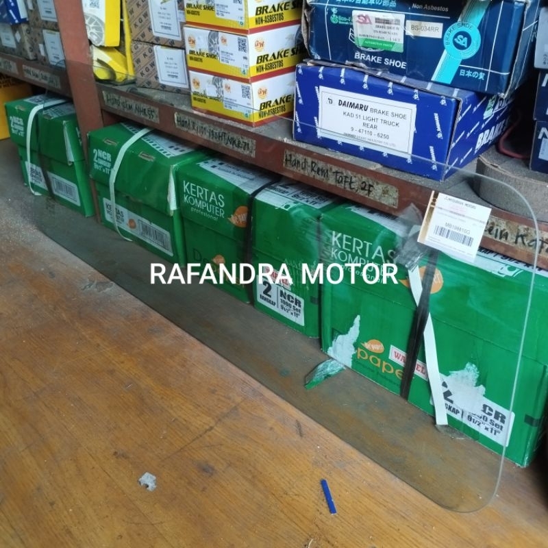 KACA KABIN BELAKANG MITSUBISHI L300 DIESEL/BENSIN P. U ORIGINAL DAN ASAHIMAS