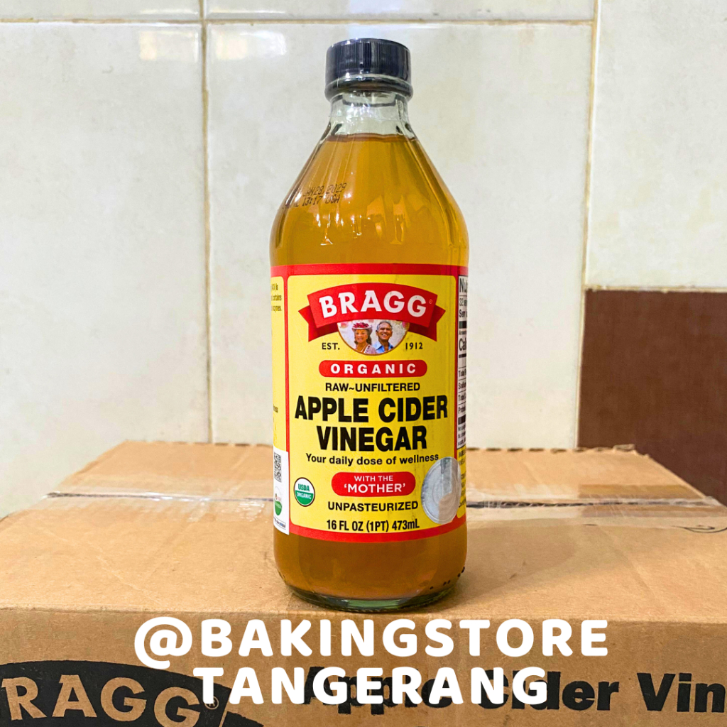 

Bragg Organic Raw Unfiltered Apple Cider Vinegar 16 Oz 473 ml | Cuka apel