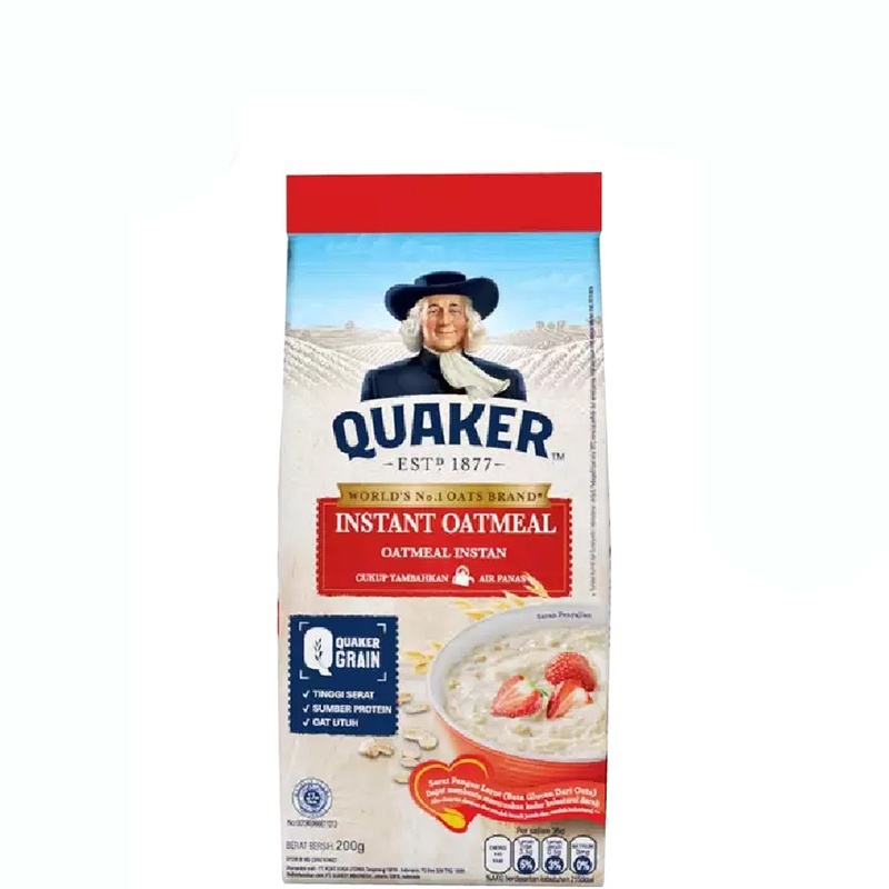 

quaker instant oatmeal 200 gr