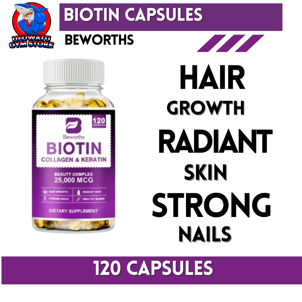 Beworths Biotin 120 Capsules