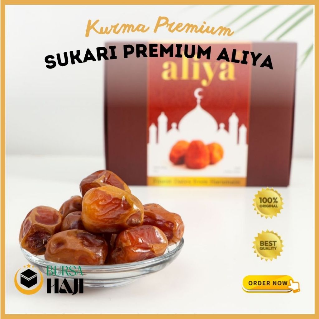 

KURMA SUKARI PREMIUM JUMBO ALIYA/KURMA SUKARI LEMBUT/KURMA SUKARI PREMIUM