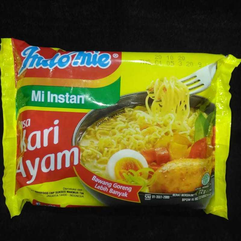 

Cod / Indomie kari ayam 72 gram 40 pcs / Indomie mie instan kari ayam 40 x 72 gram / Indomie kari ayam / Mie instan expired lama