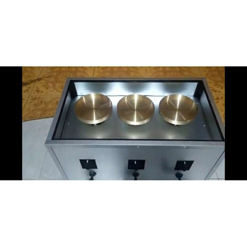 kompor leker putar 3 tungku