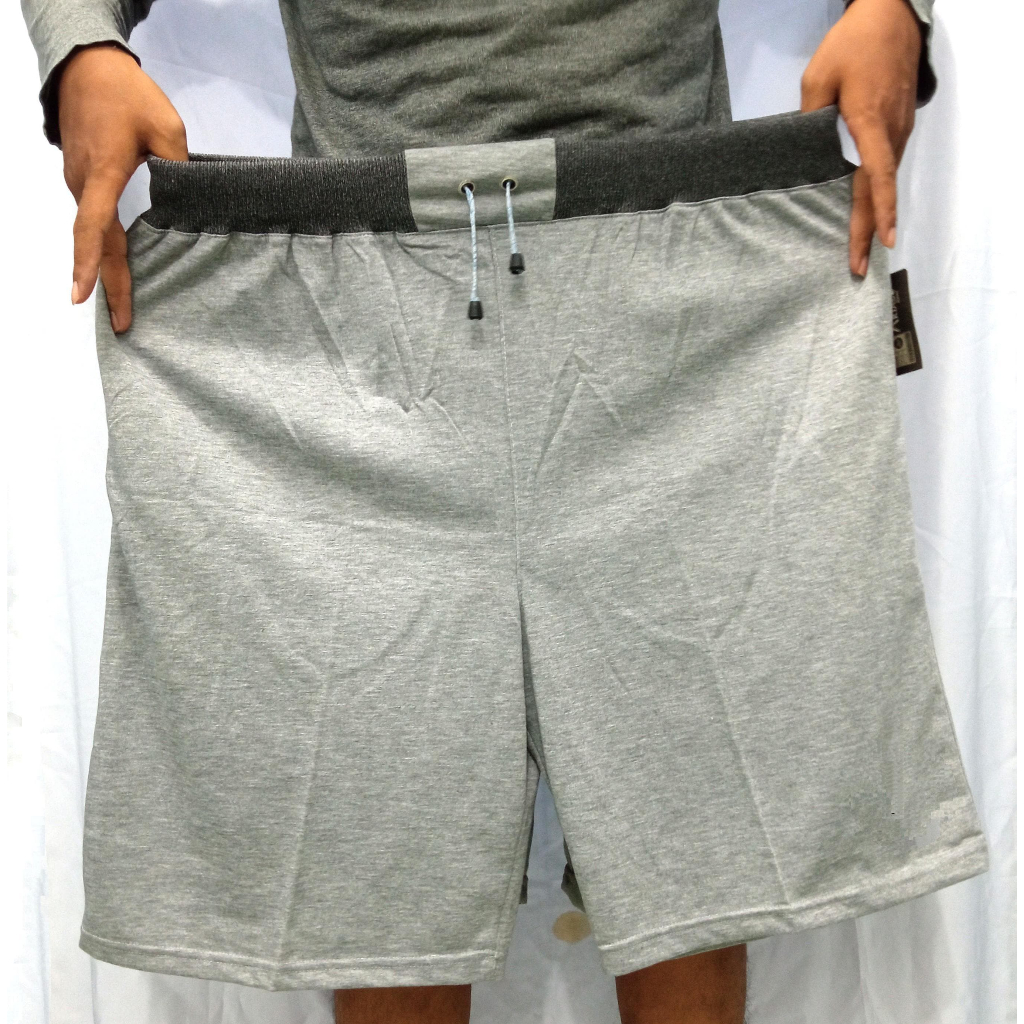 Celana Pendek Pria Jumbo bb 80-110 Bahan Kaos Bebyterry Celana Kolor Pria Jumbo Tebal