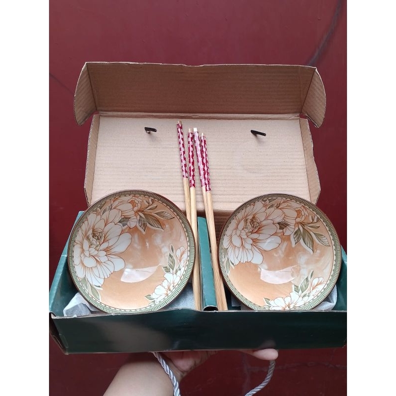 

set mangko hampers isi 2 + sumpit lebaran