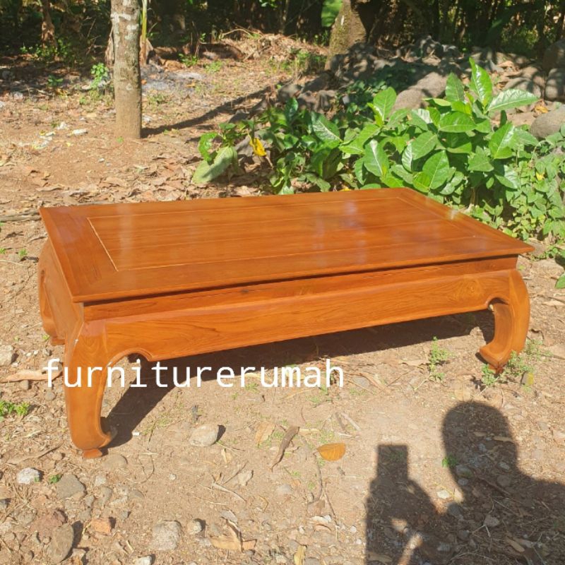 meja tamu Ketapang kayu jati, meja kopi Ketapang kayu jati