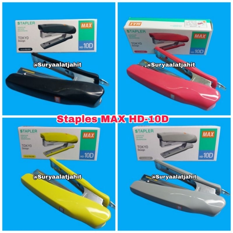 

Stapler Kecil Max HD-10D warna rp.52.000/pcs