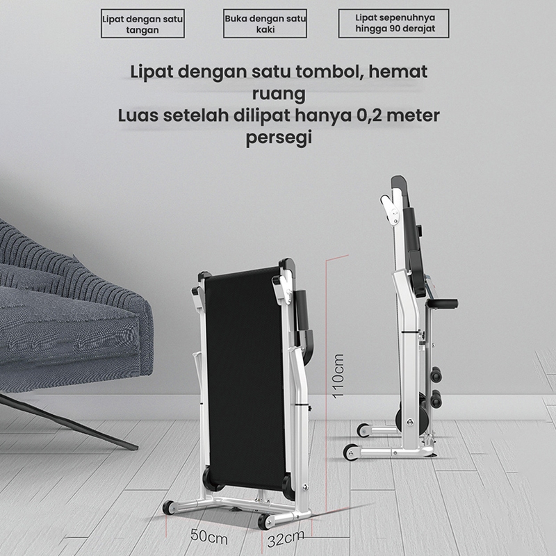 Mini Treadmill Alat Fitness / Treadmill Alat Fitness / Treadmill Tanpa Suara Dalam Ruangan