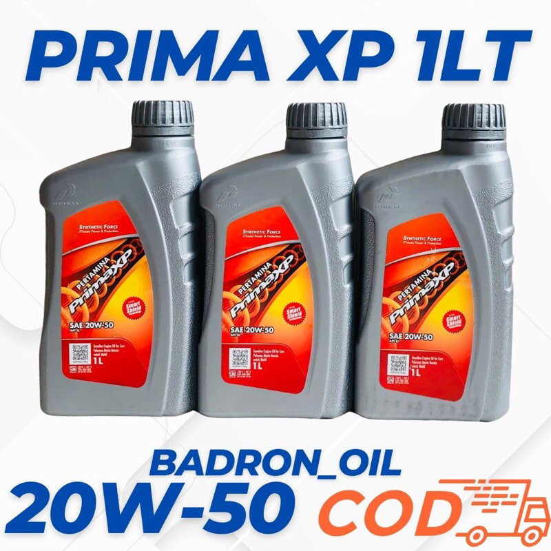 Oli Pertamina Prima XP 1L 20W 50 Sepeda Motor