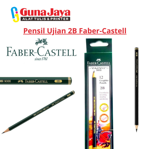 

PENSIL FABER CASTELL 2B - PENSIL UJIAN 2B (SATUAN)