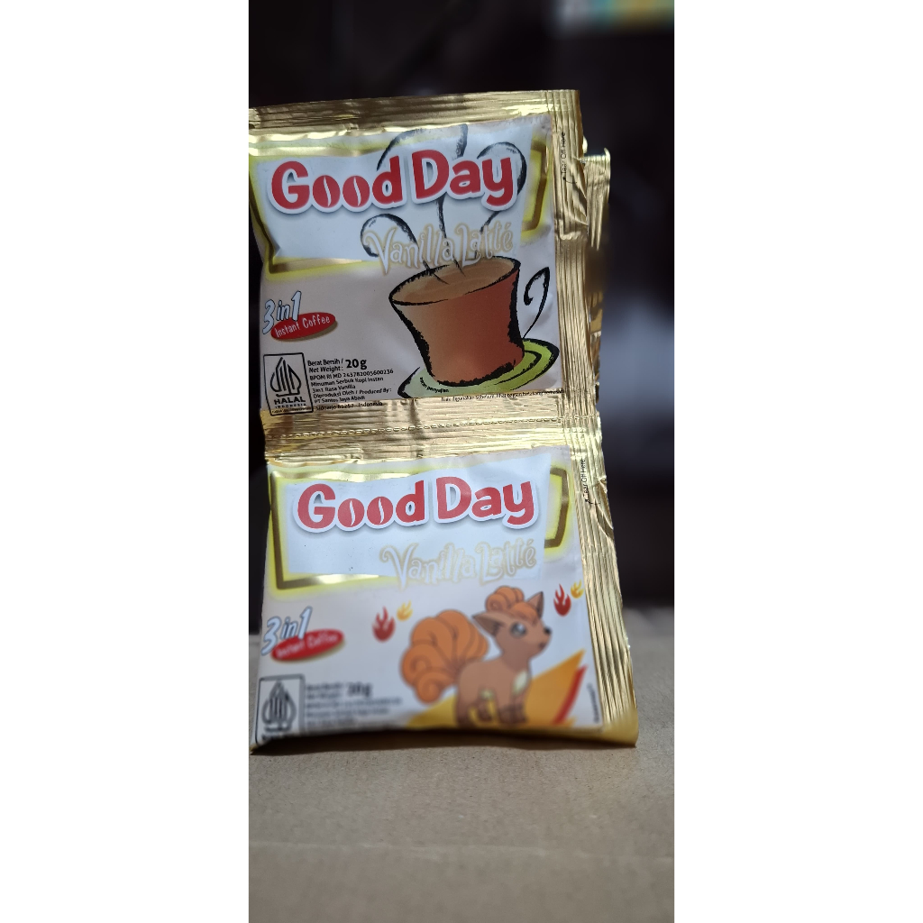 

GOODDAY VANILLA LATTE/ GODAY/ GOODAY 1RENCENG ISI 10 SACHET