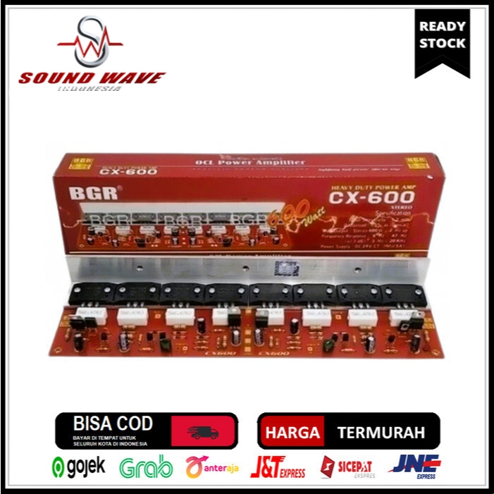KIT AMPLIFIER CX 600  AMPLI POWER AMPLIFIER STEREO BELL BGR