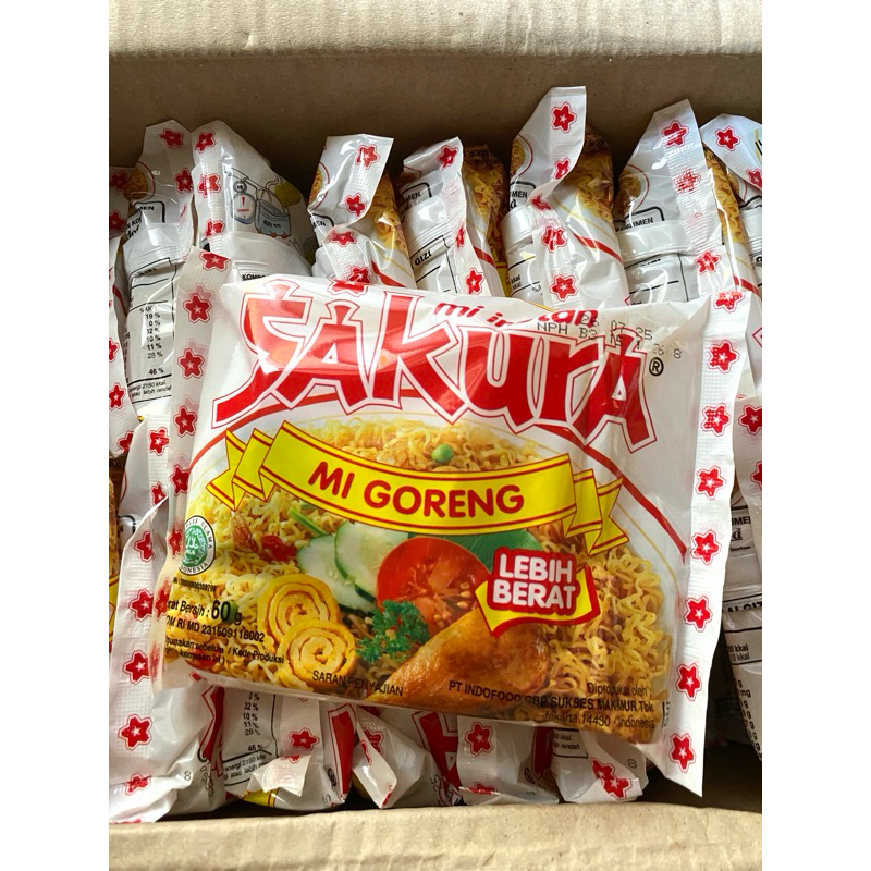 

MIE INSTAN GORENG SAKURA DAPAT 5BKS
