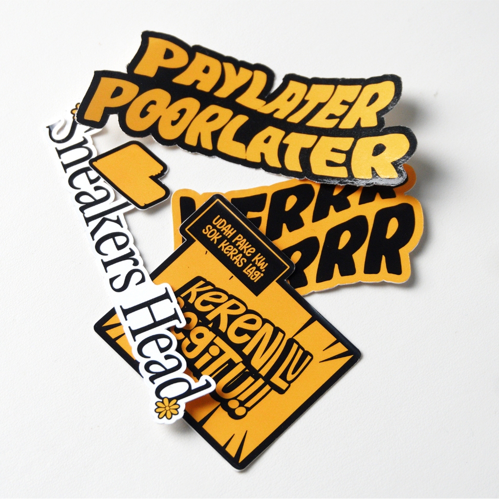 

Sticker Bundle Shoepolice Batch 1 (Isi 5 pcs, 3 Besar, 2 Kecil)