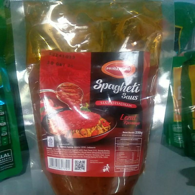 

primaagung saus spagheti 250g