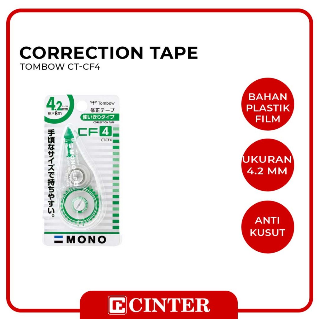 

TOMBOW - TIP X CAIR / STIPO / CORRECTION TAPE 4.2MM CF4