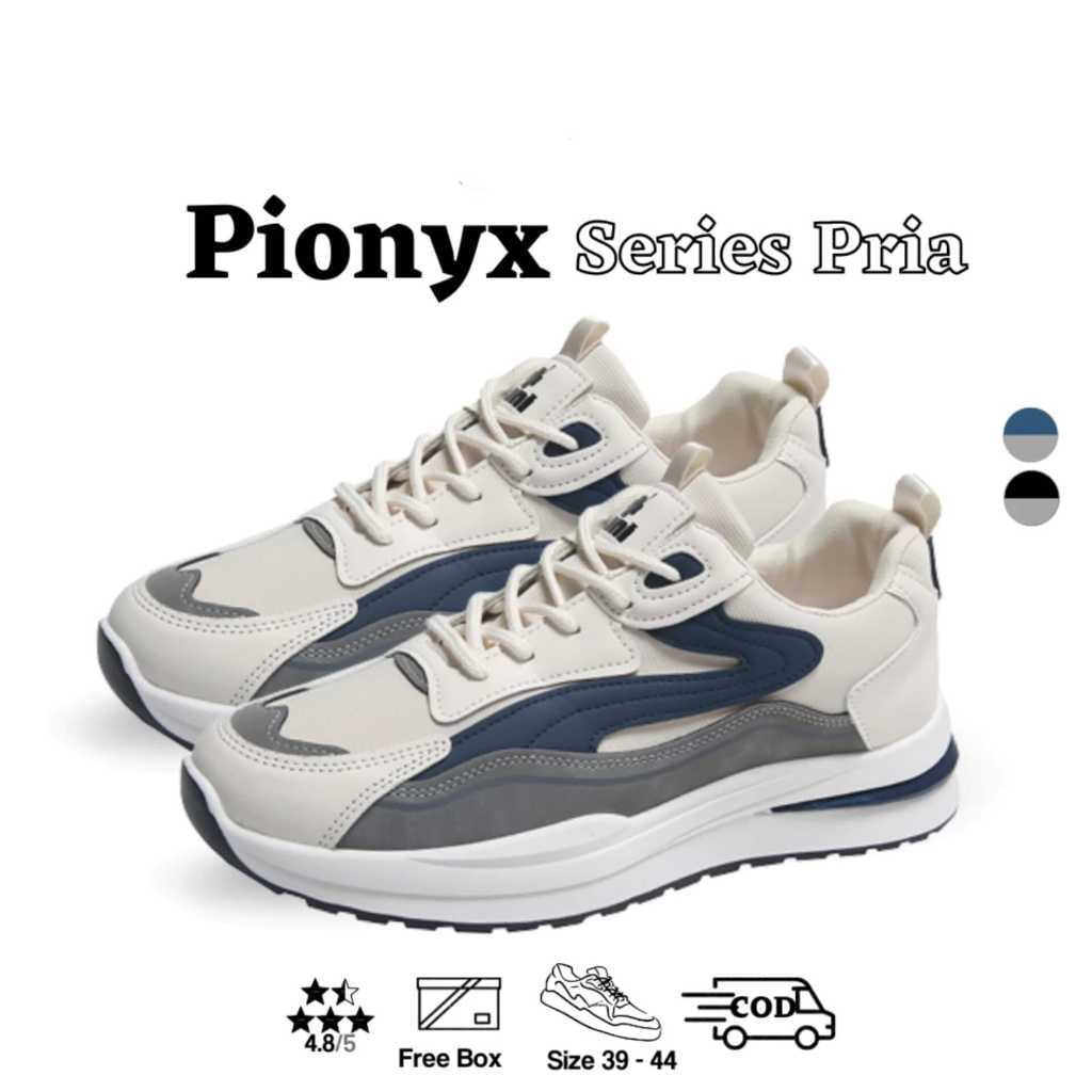 Sepatu Pria Sneakers Fashion Sepatu Kasual FREE BOX LV0517