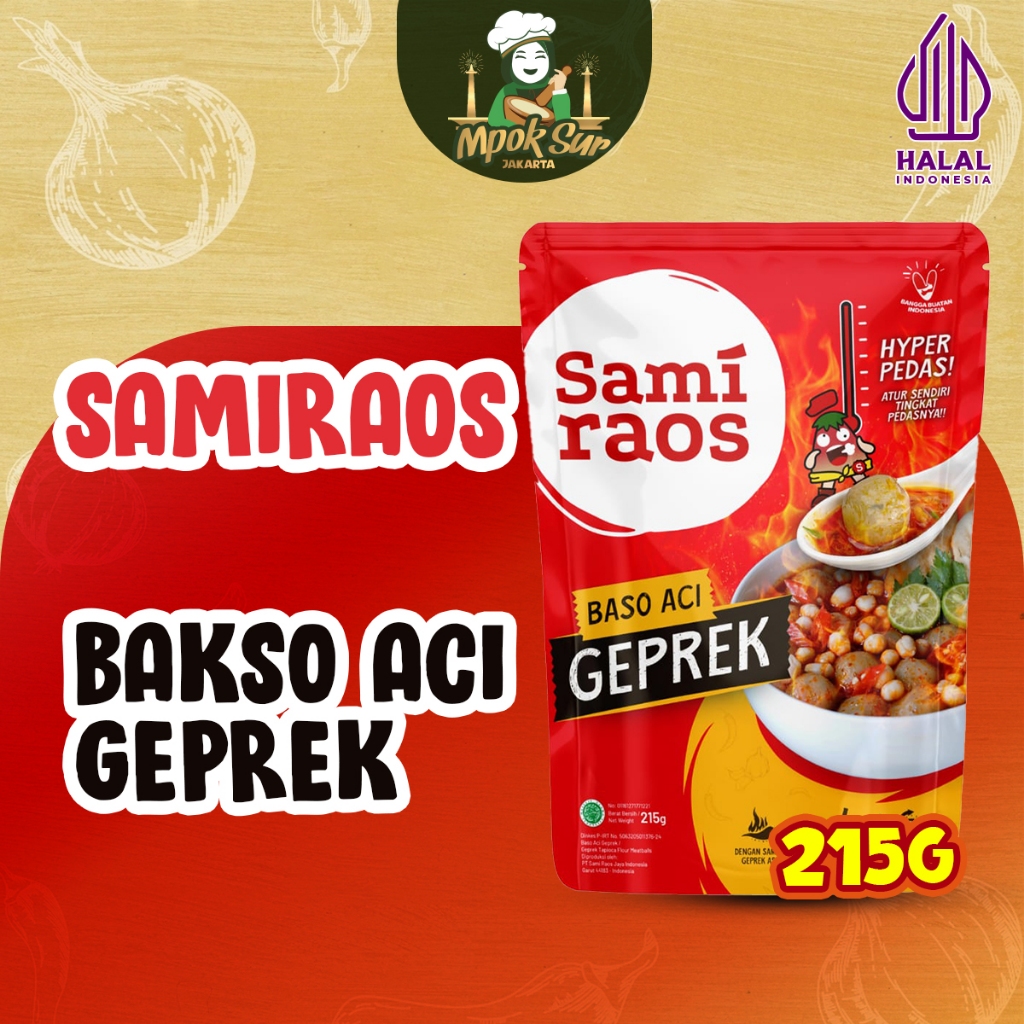 

Mpok Sur - Sami Raos Baso Aci Geprek Samiraos Bakso Aci Geprek Pedas