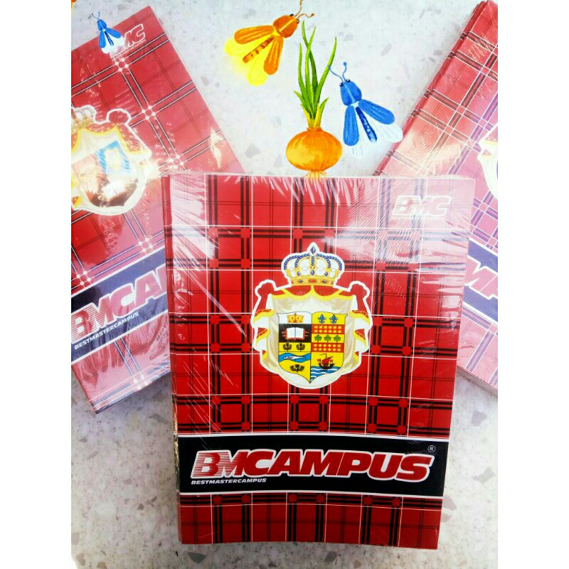 

10.psc buku BMC kampus tebal berkualitas isi 36 lembar /kertas tebal/ BUKU besar/dan tidak mudah tembus menulis/ BUKU tulis bagus di pakai anak sekolah.