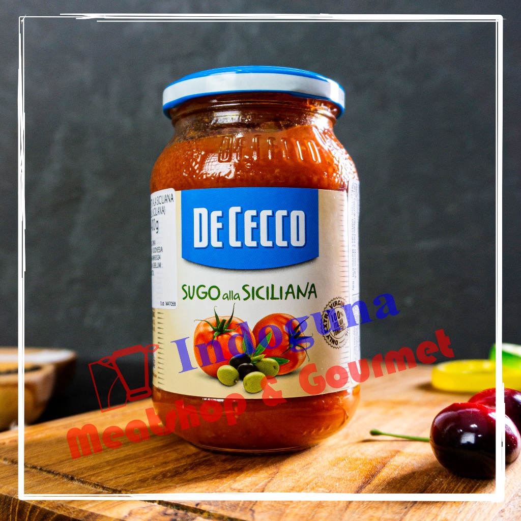 

De Cecco Dececco Sugo Alla Siciliana Saus Sisili 400gr