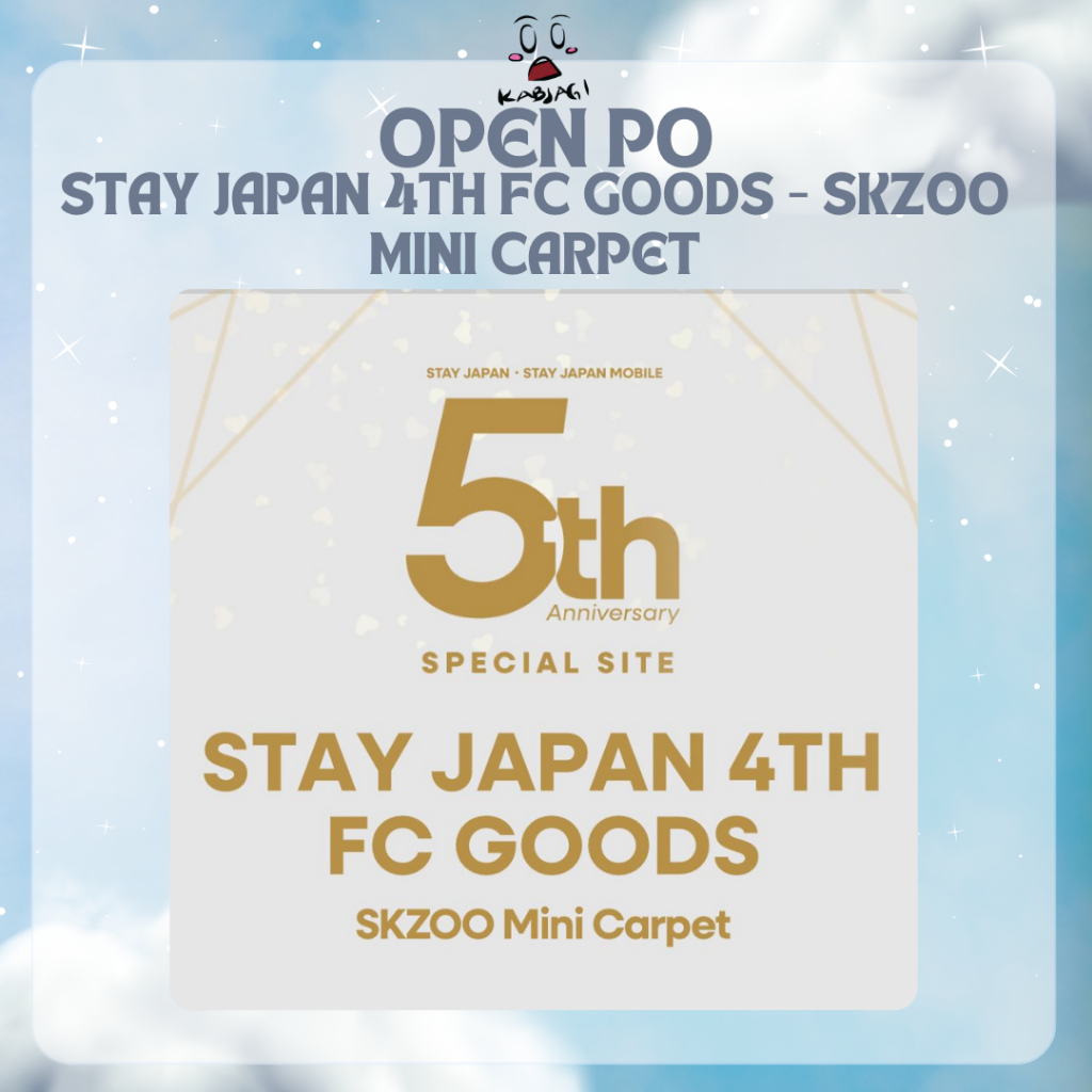 [PO] STAY JAPAN 4TH FC GOODS - SKZOO MINI CARPET