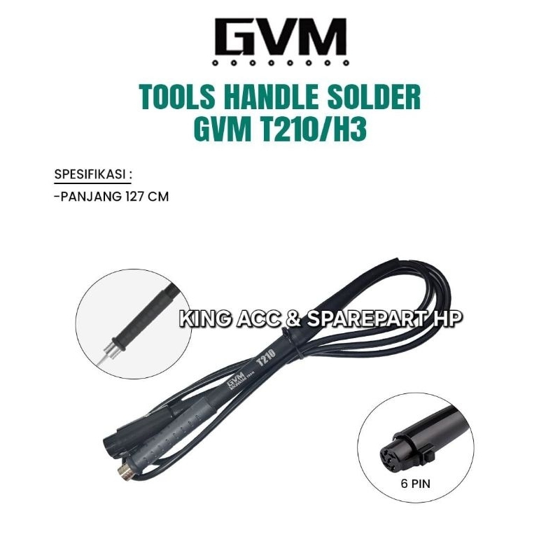 TOOLS HANDLE SOLDER GVM T210 / H3