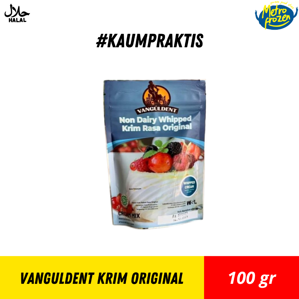 

VANGULDENT Krim Rasa Original 100gr //on dairy whipped krim rasa origial //krim insta Banjarmasin